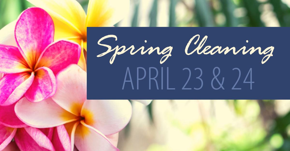 Image for Spring Cleaning Event - April 23 and April 24