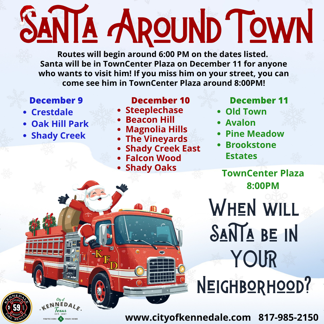 Santa Around Town 2024