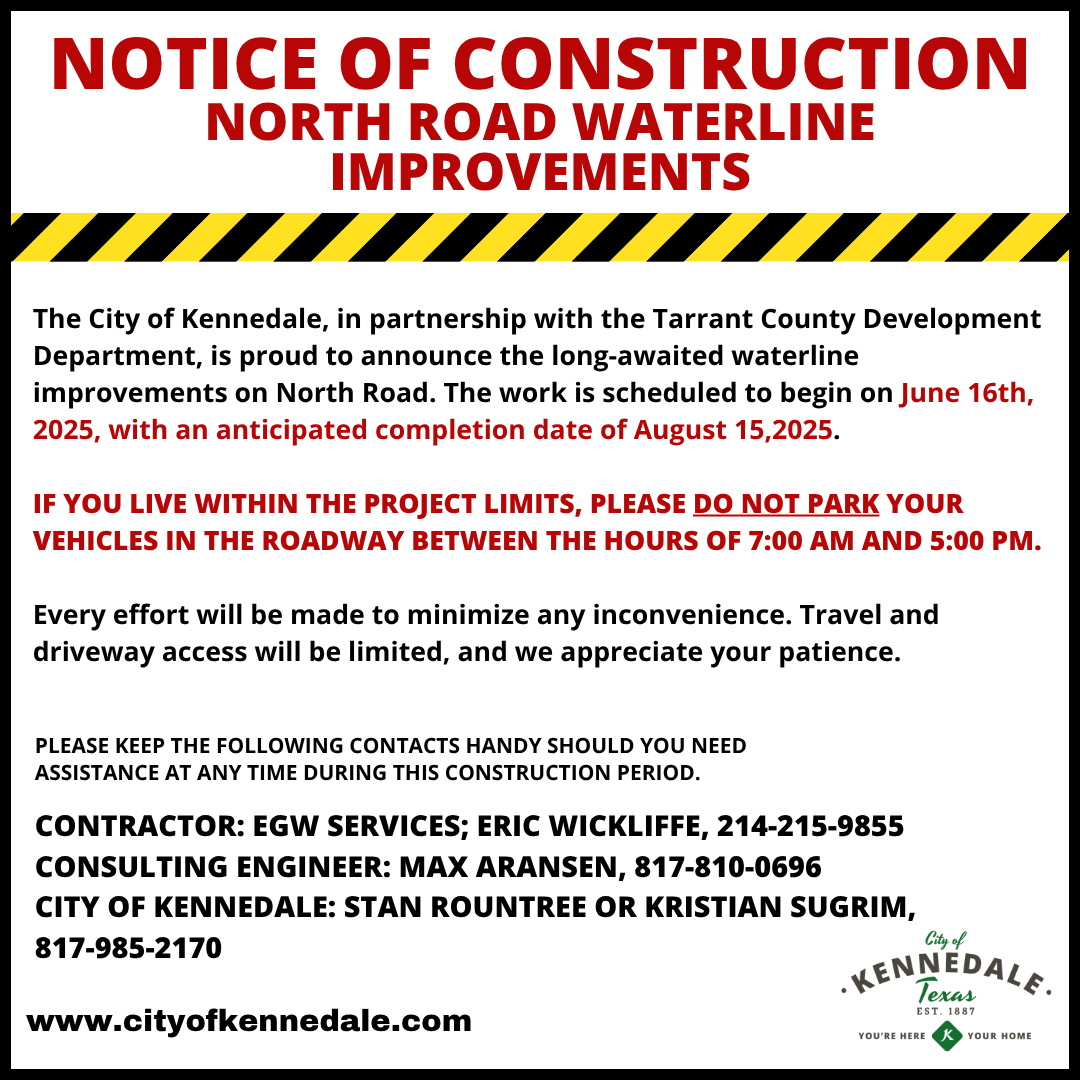 Construction Notice June 16