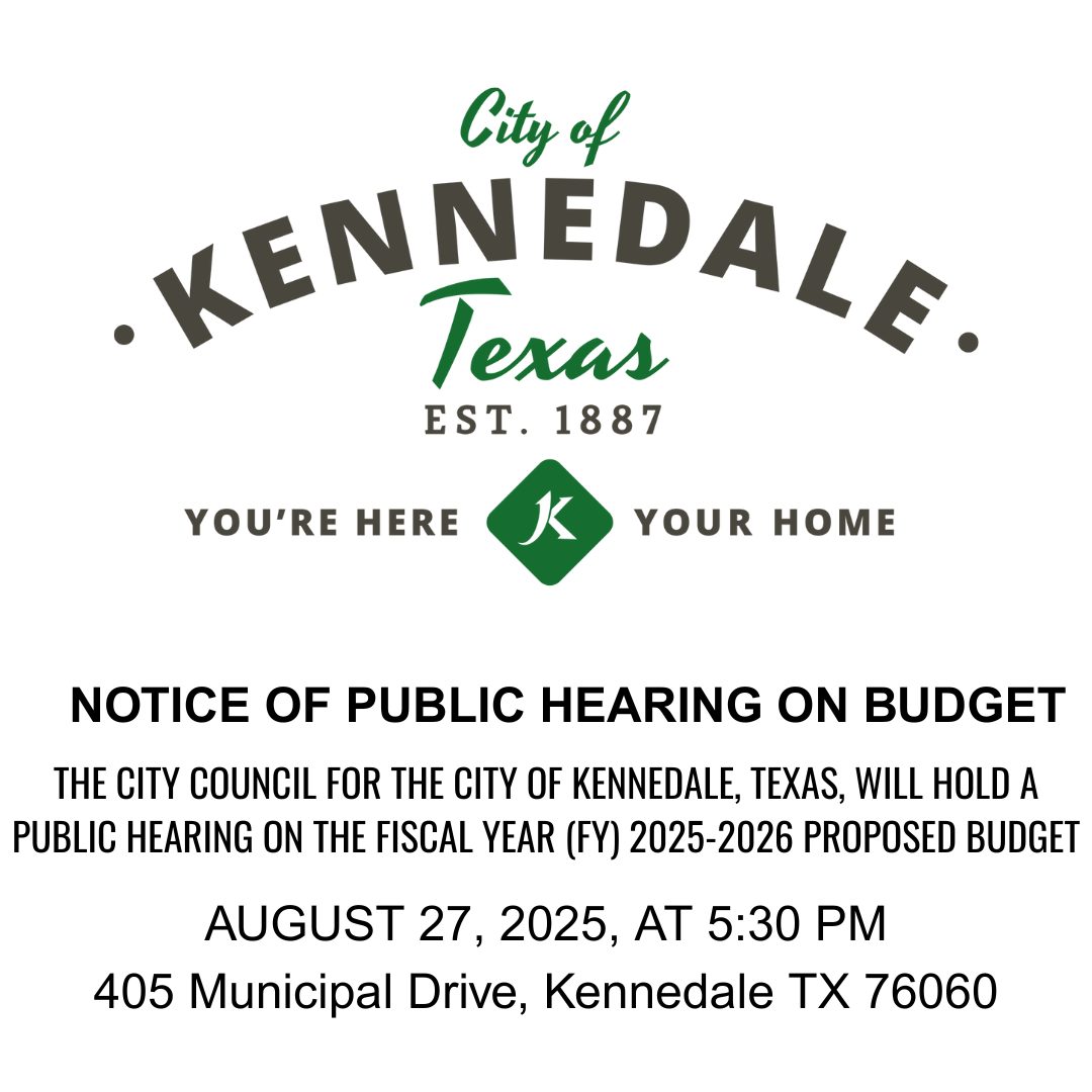 Fiscal Year 2025-2026 Budge Hearing Notice