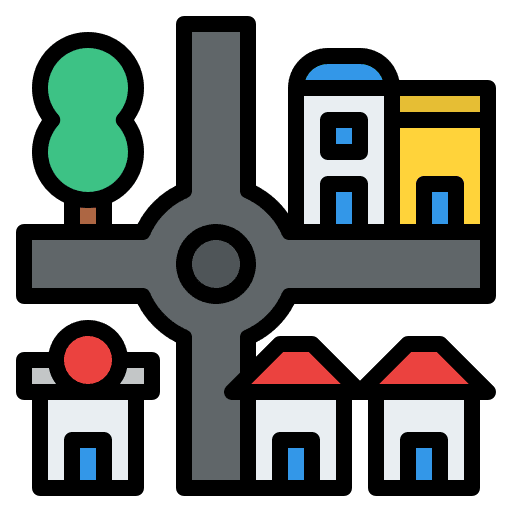 Land Development Icon