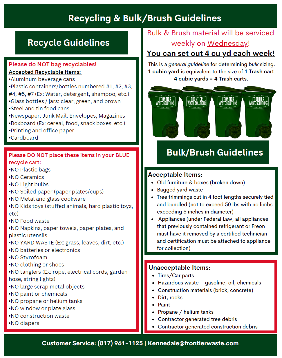 Frontier Waste Transition Feb 1 Guidelines