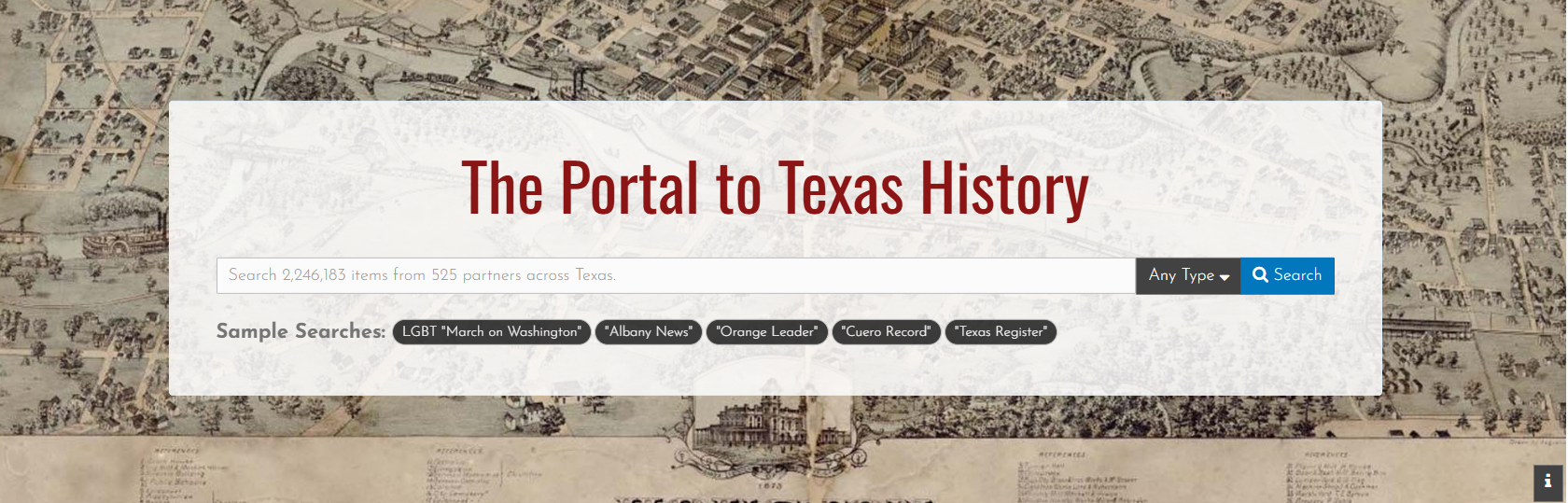 The Portal to Texas History